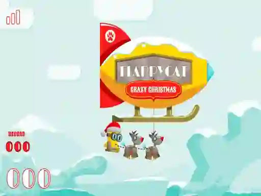 Hra FlappyCat Crazy Christmas