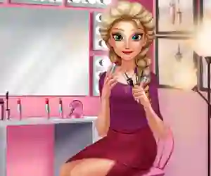 Hra Ice Queen Makeover Time