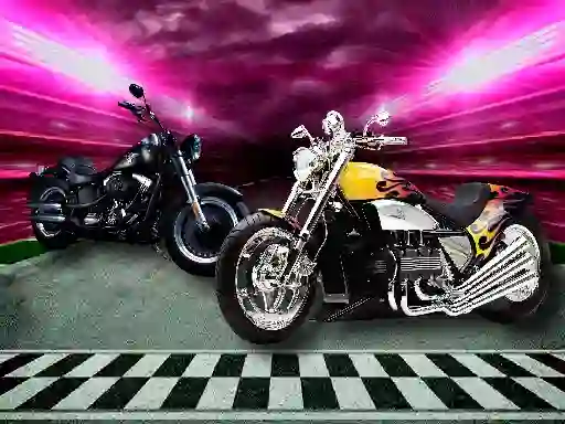 Hra Motorbike Puzzle Challenge