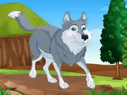 Hra Wolf Jigsaw
