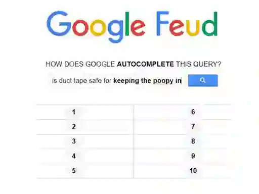 Hra Google Feud