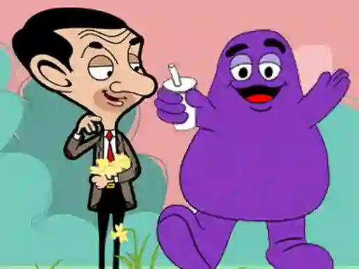 Hra When Mr Bean meet Grimace