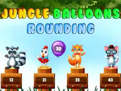 Hra Jungle balloons rounding