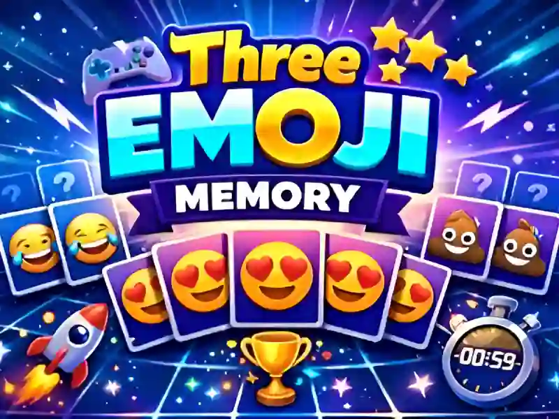 Hra Three Emoji Memory