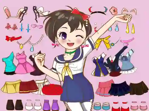 Hra Anime Dress Up Mania