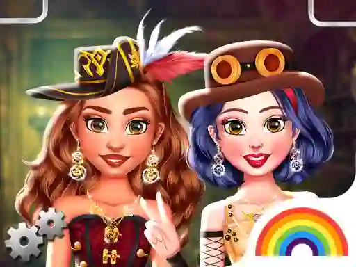 Hra Princess Girls Steampunk Rivalry