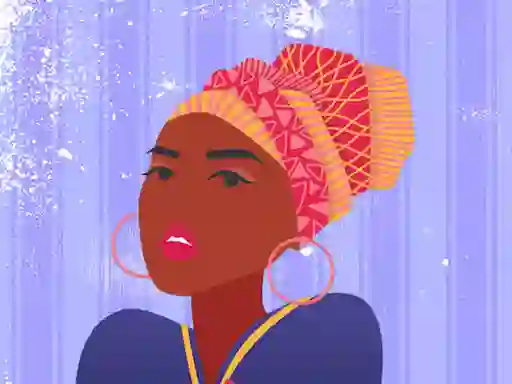 Hra African Princess Jigsaw