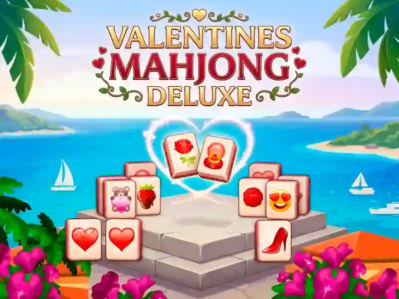 Hra Valentines Mahjong Deluxe