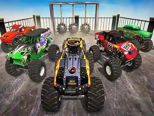 Hra Monster Truck Impossible Stunt Track
