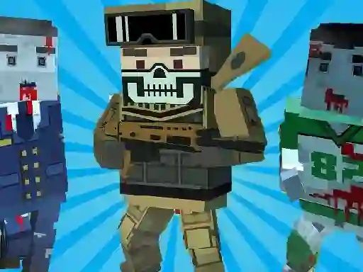 Hra Blocky Shooting Arena 3D Pixel