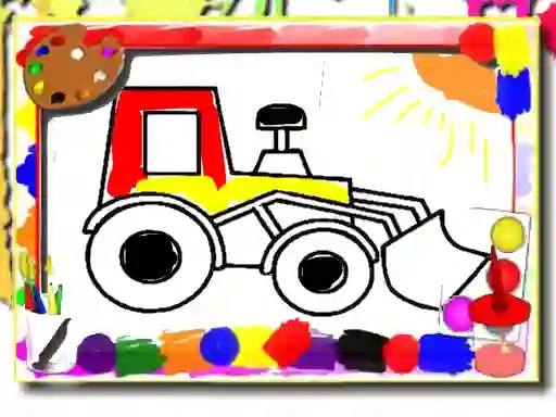 Hra Back to School: Kids Car Coloring