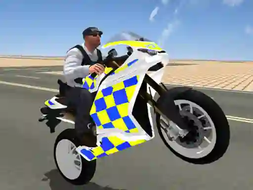 Hra Super Stunt Police Bike Simulator 3D