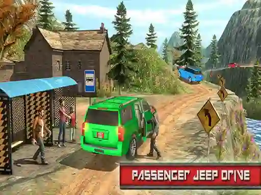Hra Jeep Passeger Offroad Mountain Simulation Game