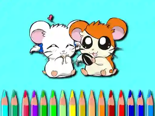 Hra Hamster Coloring Book
