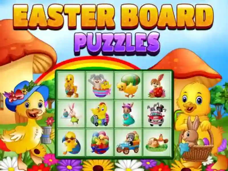 Hra EASTER BOARD PUZZLES