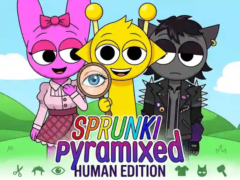 Hra Sprunki Pyramixed: Human Edition