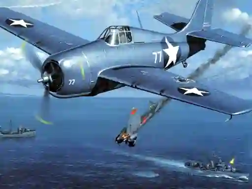 Hra Aviation Art Air Combat Puzzle