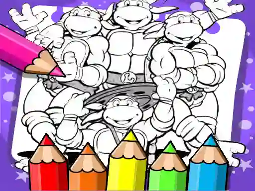 Hra Ninja Turtle Coloring Book