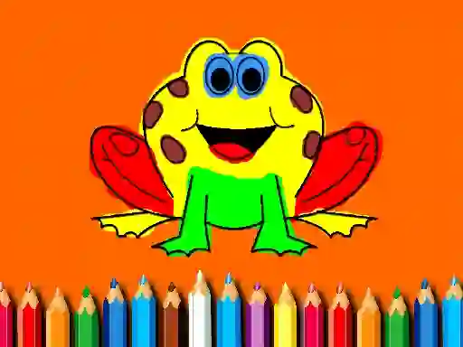 Hra Back To School: Frog Coloring Book