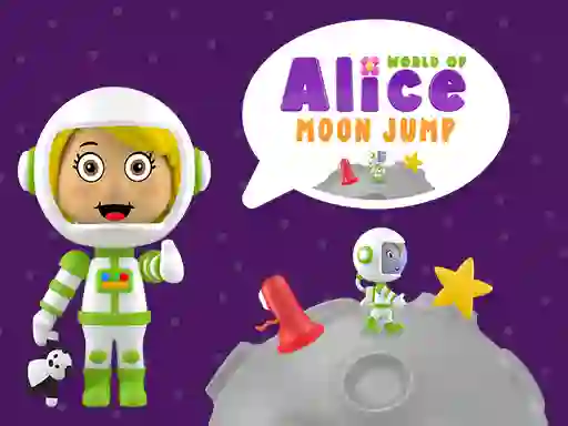 Hra World of Alice Moon Jump