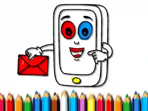Hra Mobile Phone Coloring Book