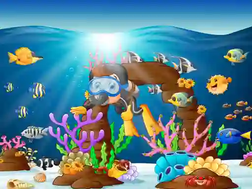 Hra Water Dive 2D: Underwater Survival