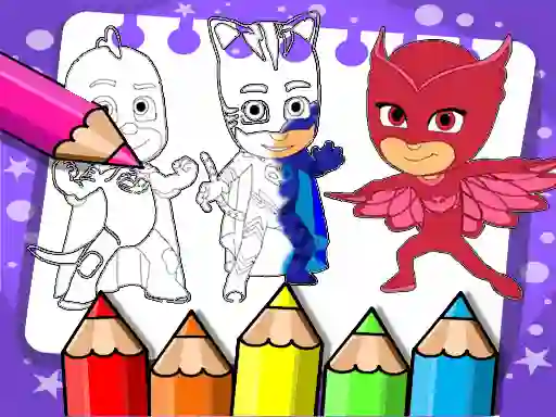 Hra PJ Masks Coloring Book