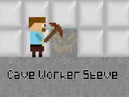 Hra Cave Worker Steve