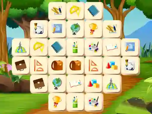 Hra School Mahjong Deluxe