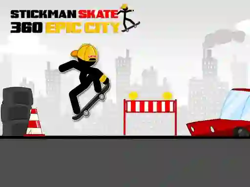 Hra Stickman Skate 360 Epic City