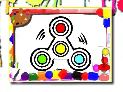 Hra Fidget Spinner Coloring Book