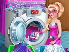 Hra Superdoll Washing Capes
