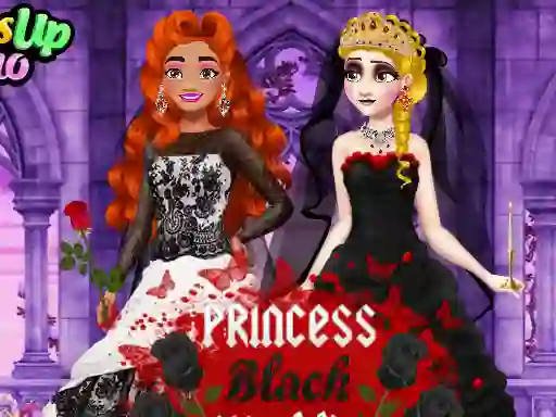 Hra Princess Black Wedding Dress