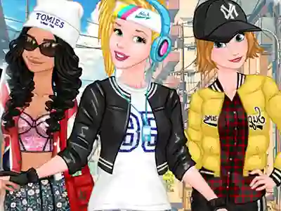 Hra Princesses Sporty & Funky Day