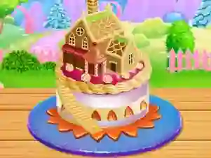 Hra Doll House Cake Cooking
