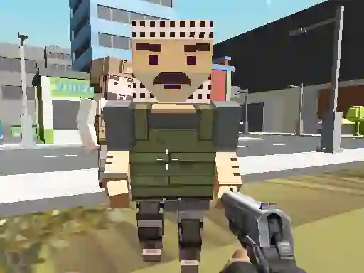 Hra Block Pixel Cop: Gun Craft In Robbers World
