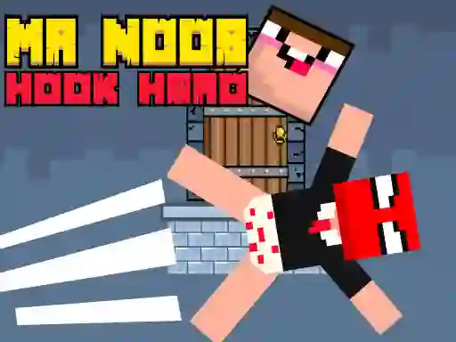 Hra Mr Noob Hook Hero
