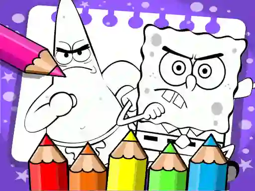 Hra Sponge Bob Coloring Book