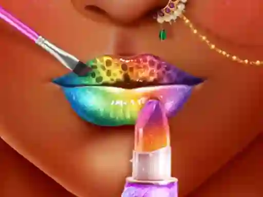 Hra Princess Lip Art Salon