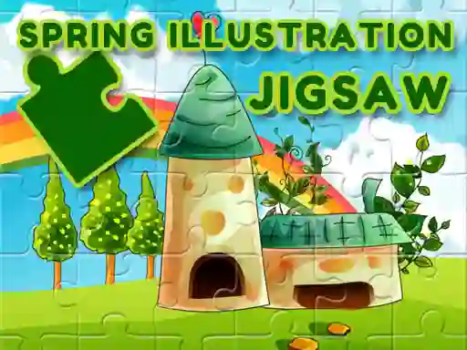Hra Spring Illustration Puzzle