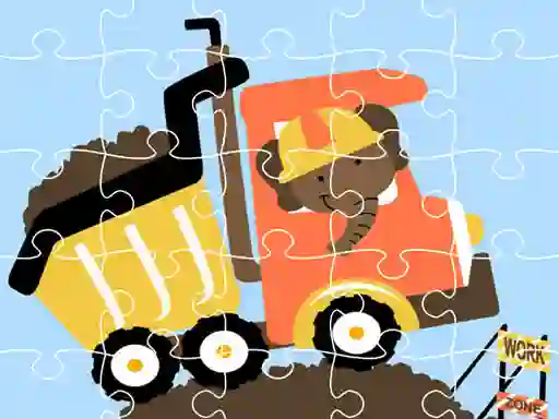 Hra Dumper Trucks Jigsaw