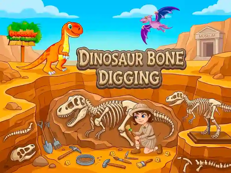 Hra Dinosaur Bone Digging