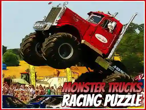 Hra Monster Trucks Racing Puzzle