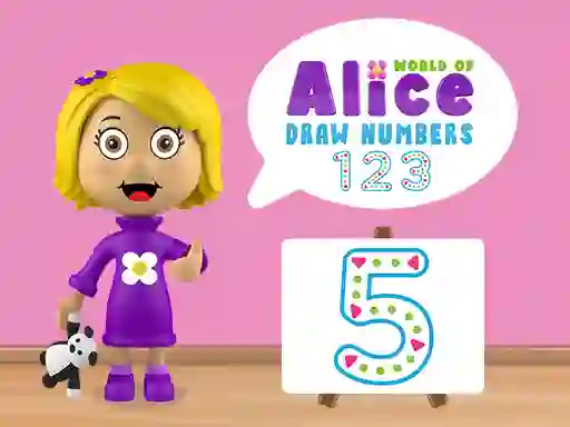 Hra World of Alice Draw Numbers