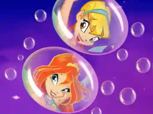 Hra Draw Winx Bubble Path