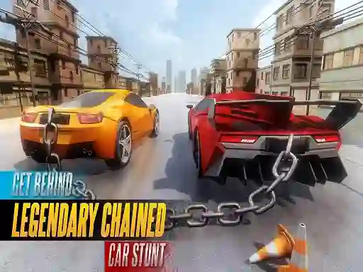 Hra Chained Car Stunts Race Mega Ramp