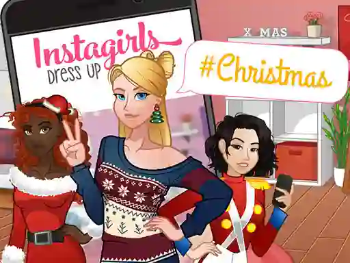 Hra InstaGirls Christmas Dress Up