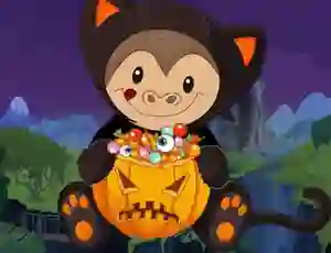 Hra Halloween Monkey Jumper