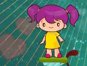 Hra Valentine Girl Jumping