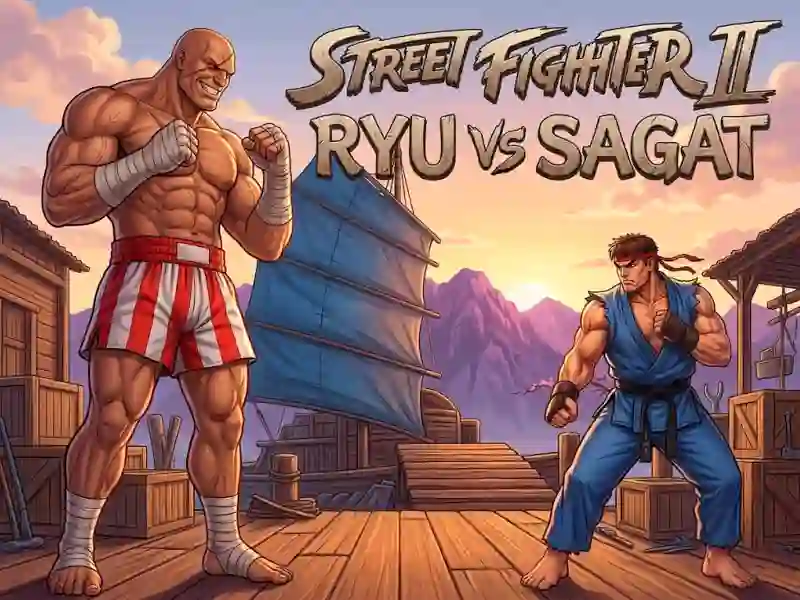 Hra Street Fighter II Ryu vs Sagat